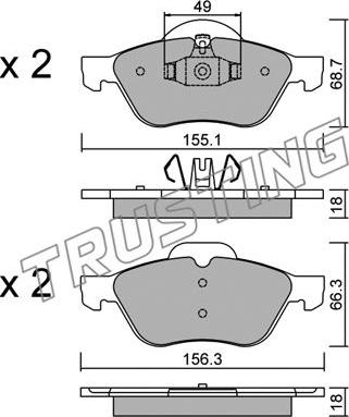 Trusting 344.1 - Jarrupala, levyjarru parts5.com