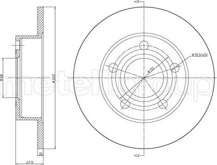 Trusting DF641 - Δισκόπλακα parts5.com