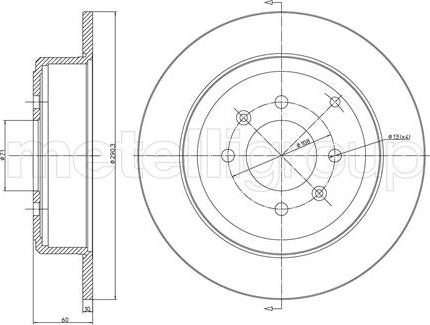 Trusting DF189 - Disco de freno parts5.com