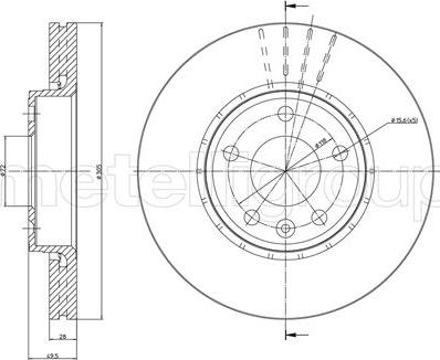 Trusting DF819 - Zavorni kolut parts5.com