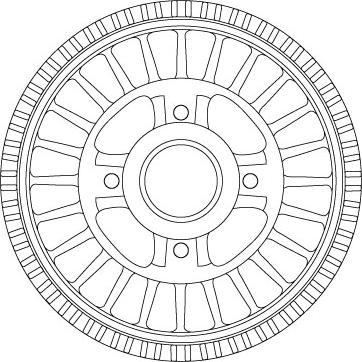 TRW DB4557MR - Brake Drum parts5.com