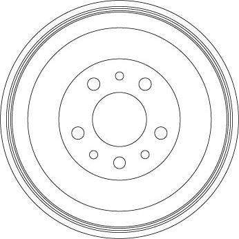 TRW DB4563 - Tambur frana parts5.com