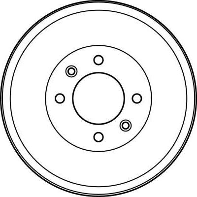 TRW DB4096 - Brzdový buben parts5.com