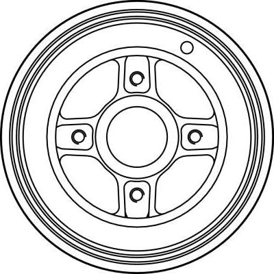 TRW DB4214 - Bęben hamulcowy parts5.com