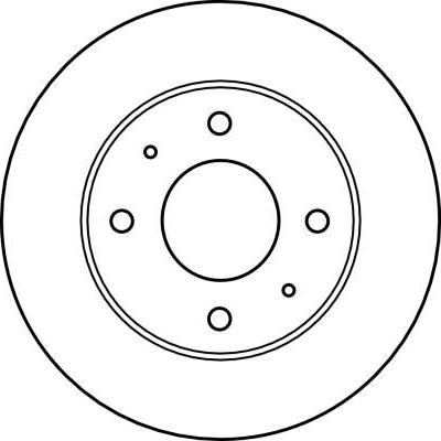 TRW DF4081 - Disc frana parts5.com