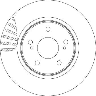 TRW DF4857S - Disc frana parts5.com