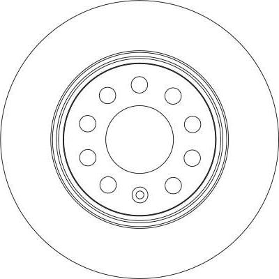 TRW DF4294 - Тормозной диск parts5.com