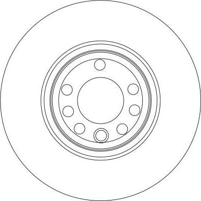 TRW DF4265S - Disc frana parts5.com