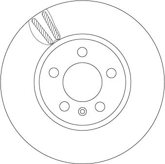 TRW DF6964 - Kočni disk parts5.com