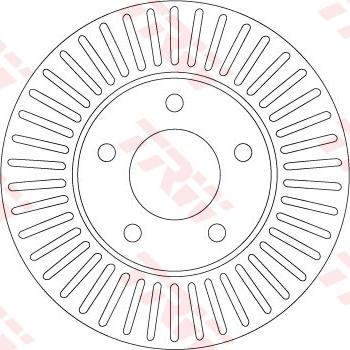 TRW DF6922 - Zavorni kolut parts5.com