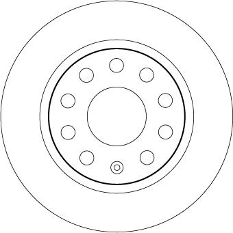 TRW DF6553 - Тормозной диск parts5.com