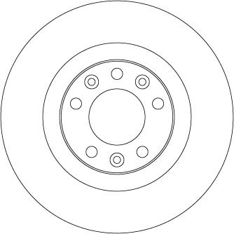 TRW DF6667 - Kočioni disk parts5.com