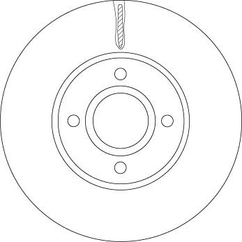 TRW DF6898 - Brake Disc parts5.com