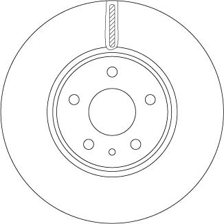 TRW DF6811 - Disc frana parts5.com