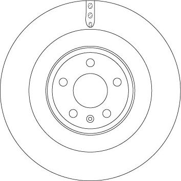 TRW DF6343S - Brzdový kotúč parts5.com