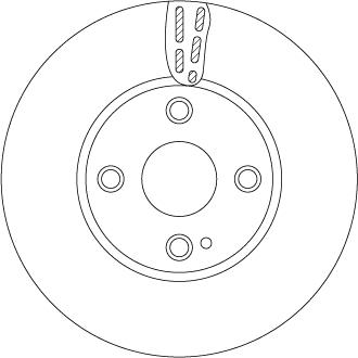 TRW DF6793 - Brake Disc parts5.com