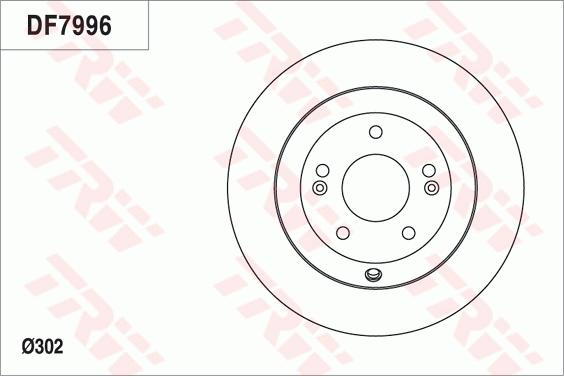 TRW DF7996 - Disc frana parts5.com