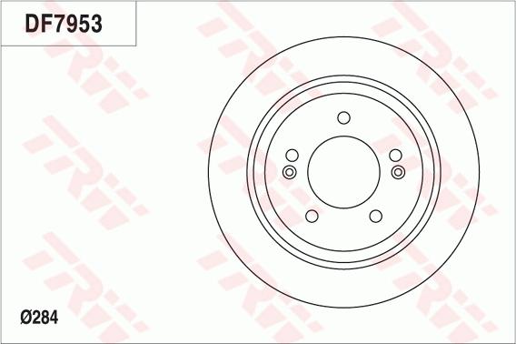 TRW DF7953 - Disc frana parts5.com