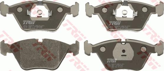 TRW GDB916 - Set placute frana,frana disc parts5.com