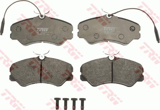 TRW GDB447 - Set placute frana,frana disc parts5.com