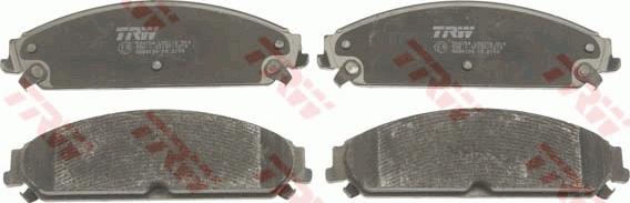 TRW GDB4134 - Brake Pad Set, disc brake parts5.com