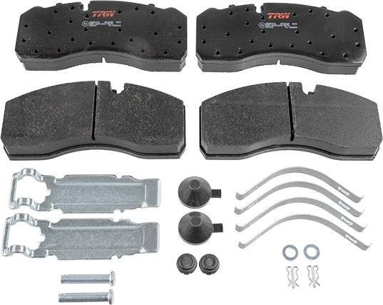 TRW GDB5072 - Sada brzdových destiček, kotoučová brzda parts5.com