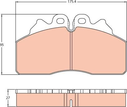 TRW GDB5113 - Set placute frana,frana disc parts5.com