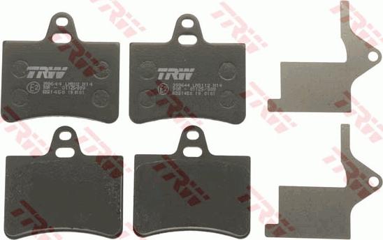 TRW GDB1450 - Set placute frana,frana disc parts5.com