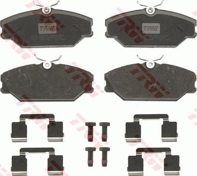 TRW GDB1405 - Bremsbelagsatz, Scheibenbremse parts5.com