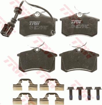 TRW GDB1475 - Sada brzdových destiček, kotoučová brzda parts5.com