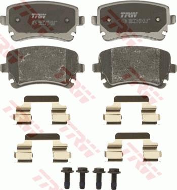 TRW GDB1516 - Fékbetétkészlet, tárcsafék parts5.com