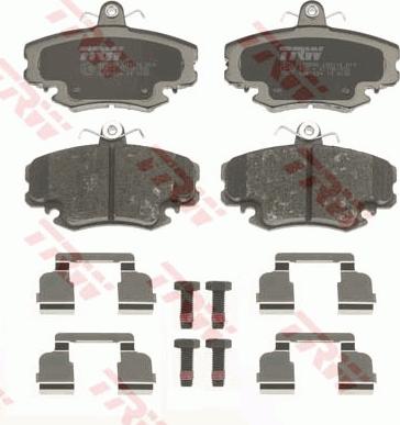 TRW GDB1634 - Komplet pločica, disk-kočnica parts5.com