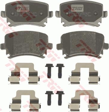 TRW GDB1622 - Brake Pad Set, disc brake parts5.com