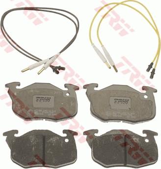 TRW GDB1033 - Set placute frana,frana disc parts5.com