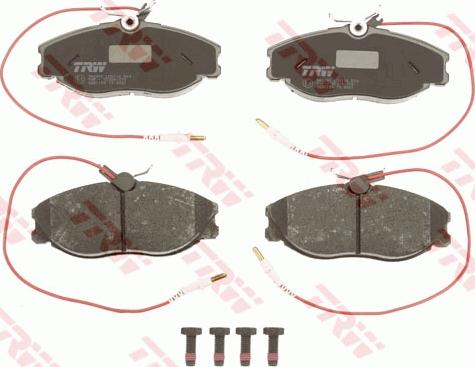 TRW GDB1194 - Brake Pad Set, disc brake parts5.com