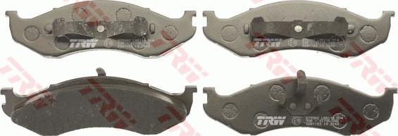 TRW GDB1153 - Set placute frana,frana disc parts5.com