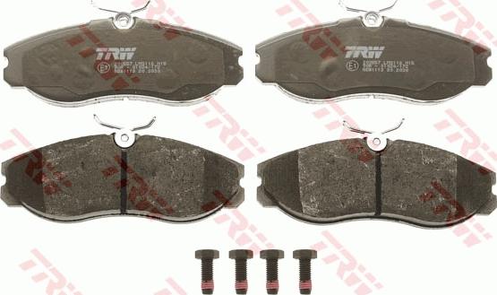 TRW GDB1113 - Brake Pad Set, disc brake parts5.com