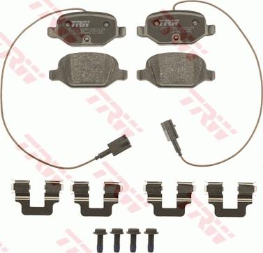 TRW GDB1894 - Set placute frana,frana disc parts5.com