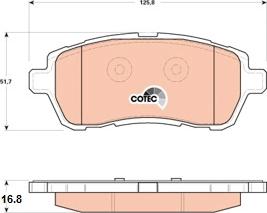 TRW GDB1893 - Brake Pad Set, disc brake parts5.com