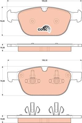 TRW GDB1821 - Jarrupala, levyjarru parts5.com