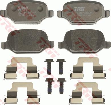 TRW GDB1396 - Set placute frana,frana disc parts5.com