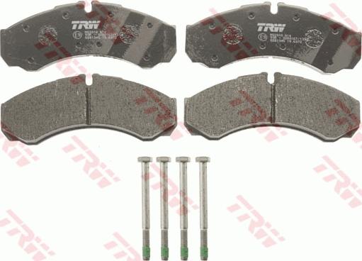 TRW GDB1345 - Set placute frana,frana disc parts5.com