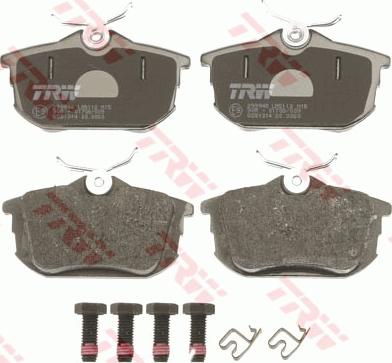 TRW GDB1314 - Set placute frana,frana disc parts5.com