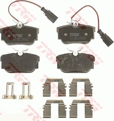 TRW GDB1326 - Brake Pad Set, disc brake parts5.com