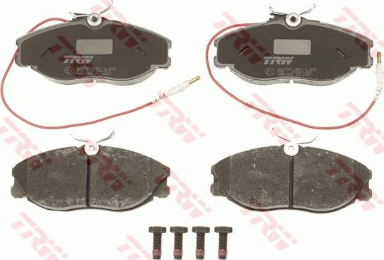 TRW GDB1259 - Brake Pad Set, disc brake parts5.com