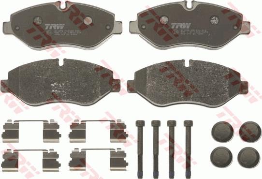 TRW GDB1747 - Kit de plaquettes de frein, frein à disque parts5.com