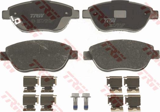 TRW GDB1701 - Brake Pad Set, disc brake parts5.com