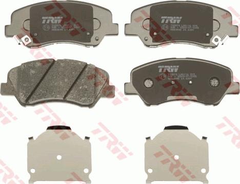 TRW GDB3548 - Set placute frana,frana disc parts5.com