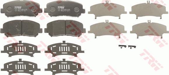 TRW GDB3562 - Set placute frana,frana disc parts5.com