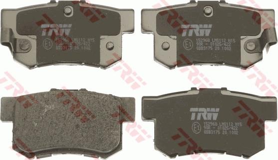 TRW GDB3175 - Set placute frana,frana disc parts5.com